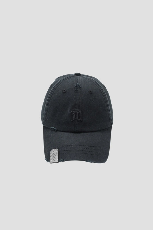 Cap Diamond Plate Black