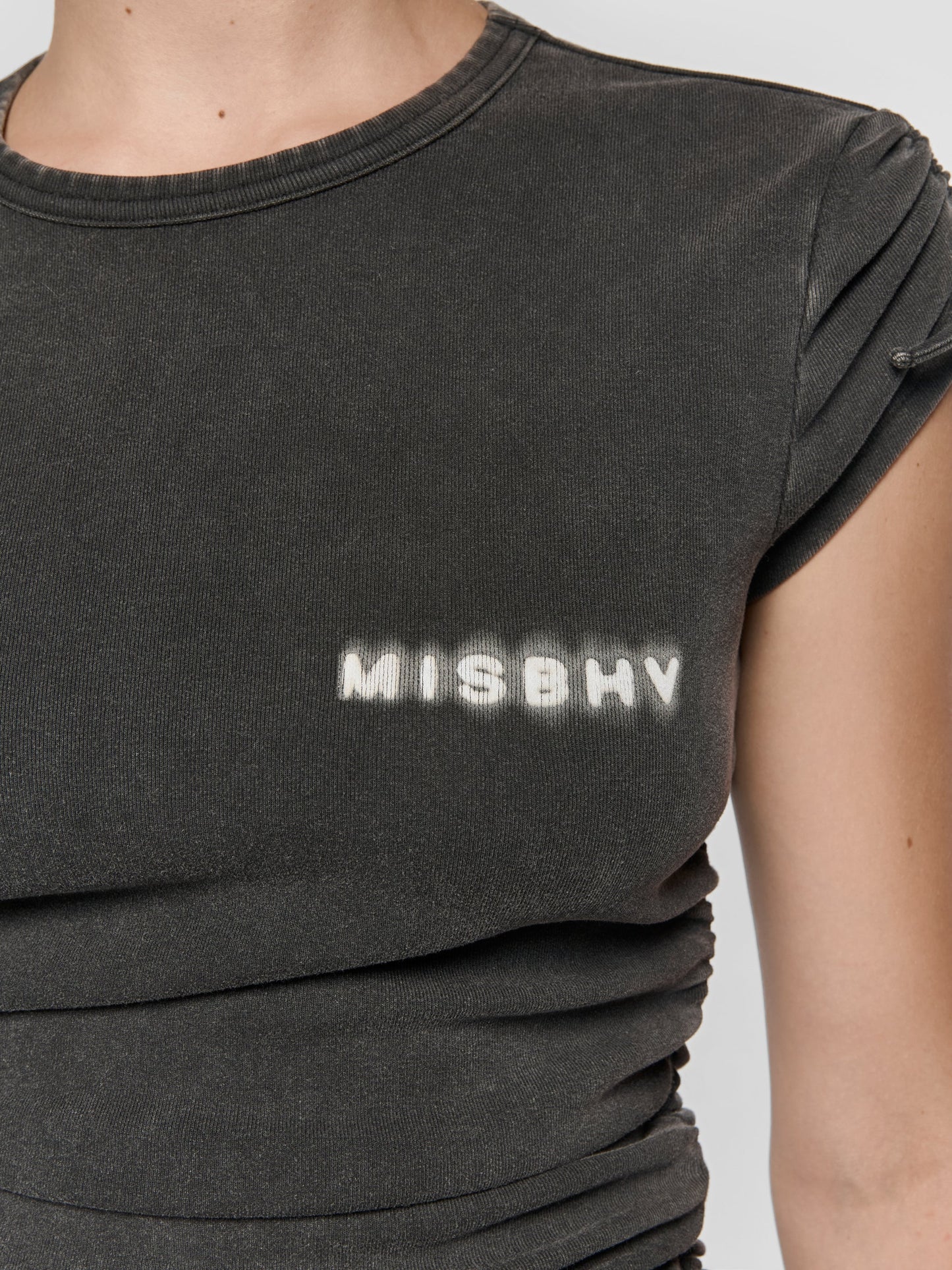 T-shirt Community Fitted Washed Black