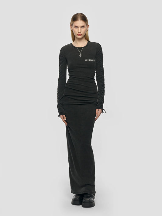 Dress Community Maxi Washed Black