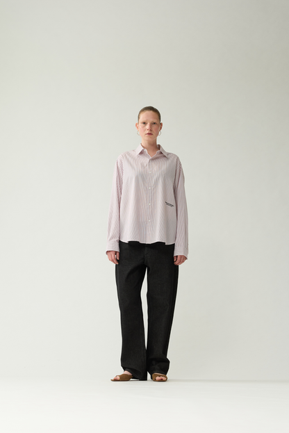 Shirt Beach Striped White