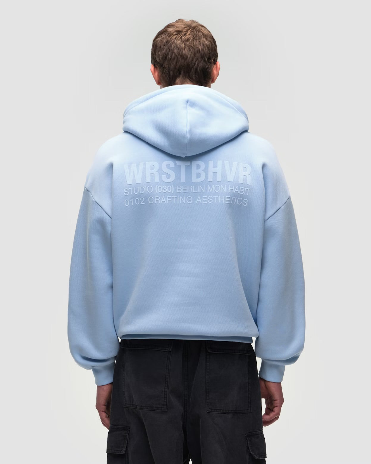 Hoodie Studio V12 Chambray Blue