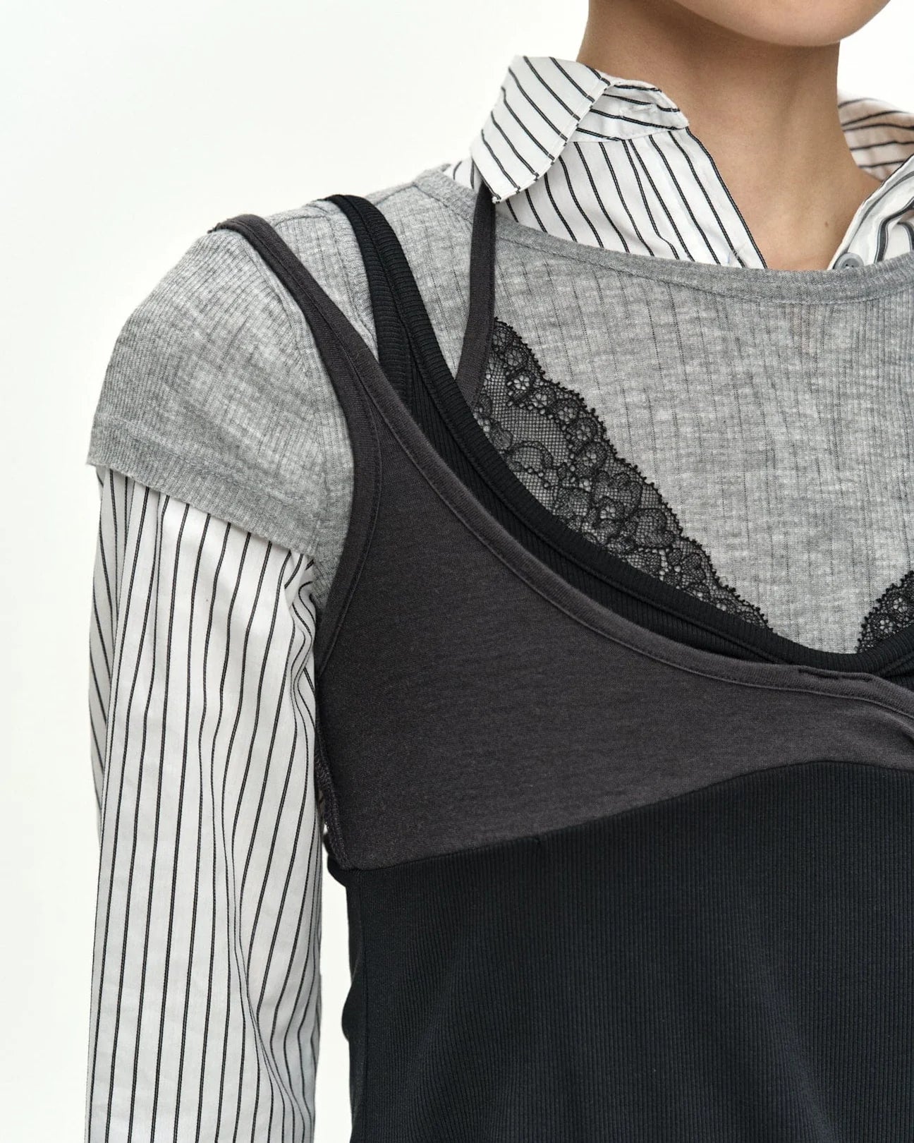 T-shirt Upside-Down Grey & Black