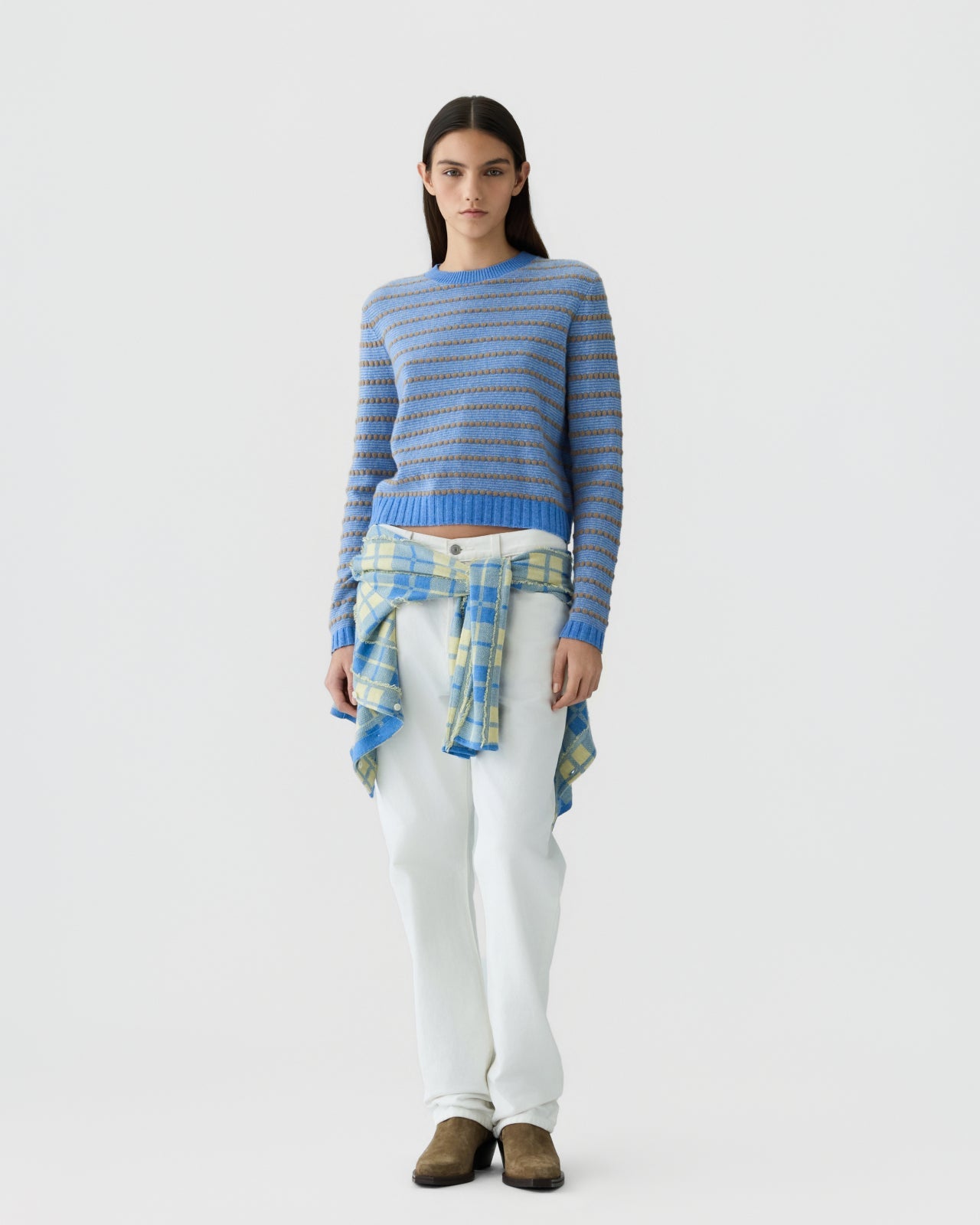 Sweater Pebble Stripe Blue