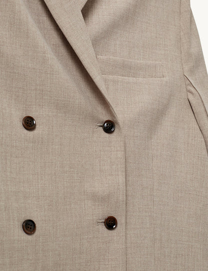 Blazer Pisano Tuxedo Melange Beige