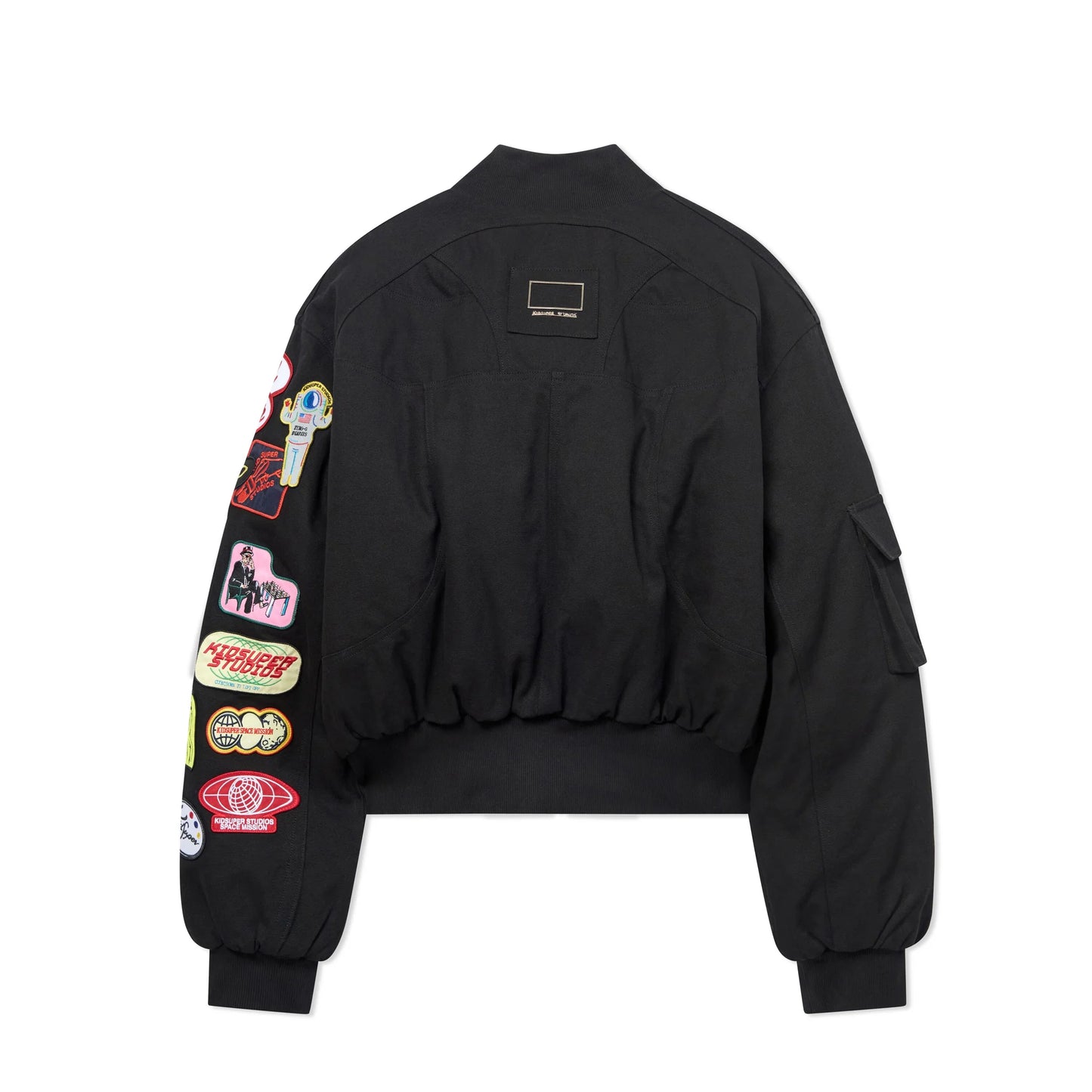 Jacket Bomber Patches Black