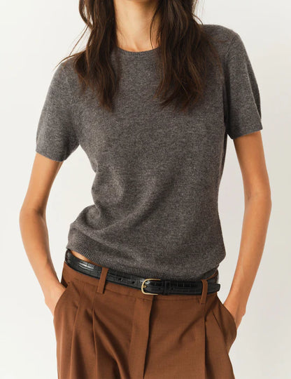 T-shirt Como Knit Grey Melange