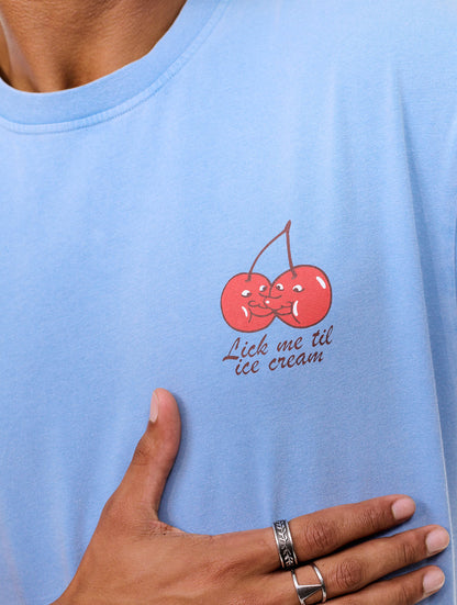 T-shirt Lick Me Blue