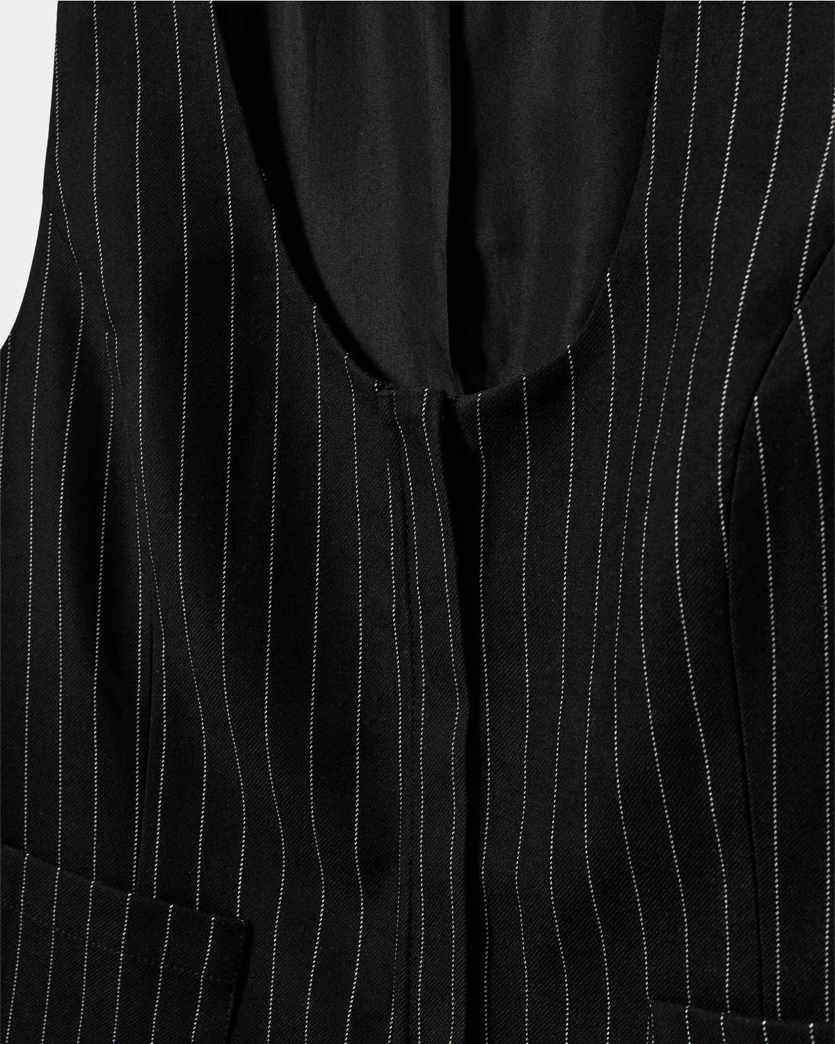 Vest Yoko Striped Black & White