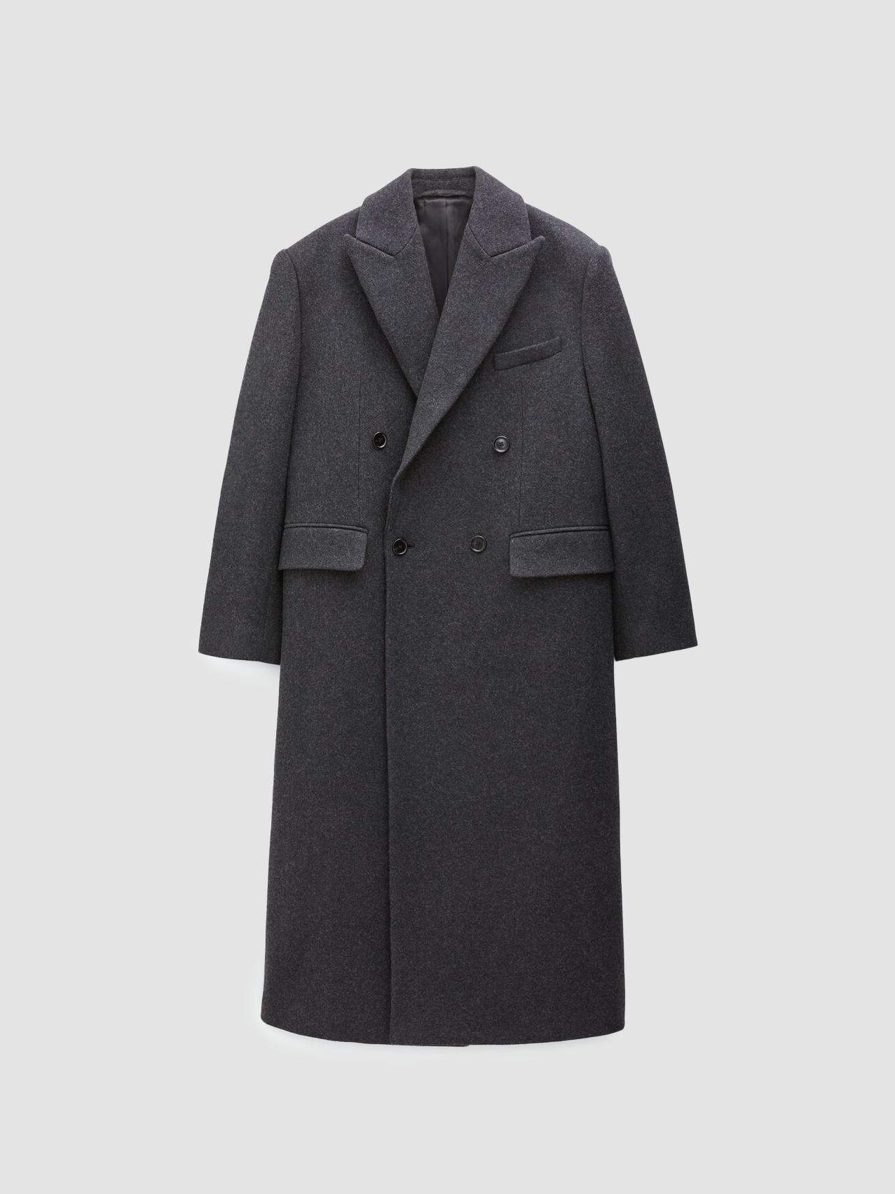 Tailored Coat Anthracite Grey
