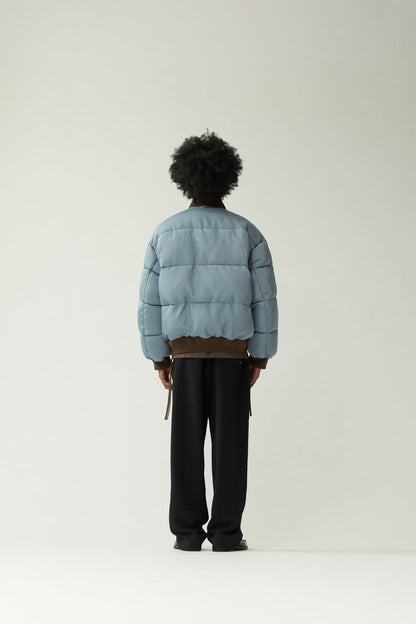Jacket Bomber Reversible Brown&Blue