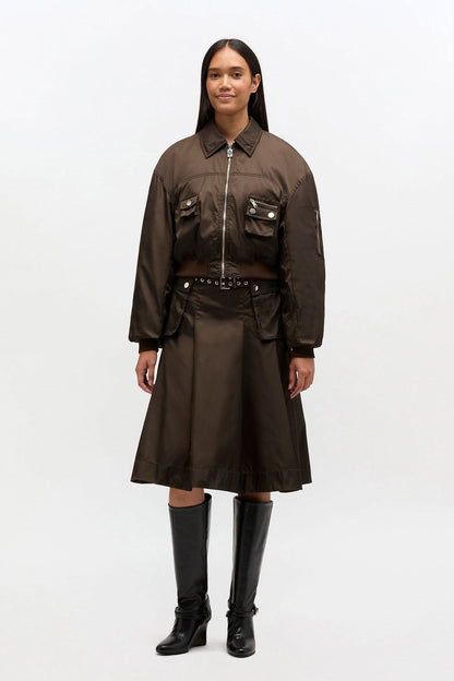 Bomber Jacket Duchesse Brown