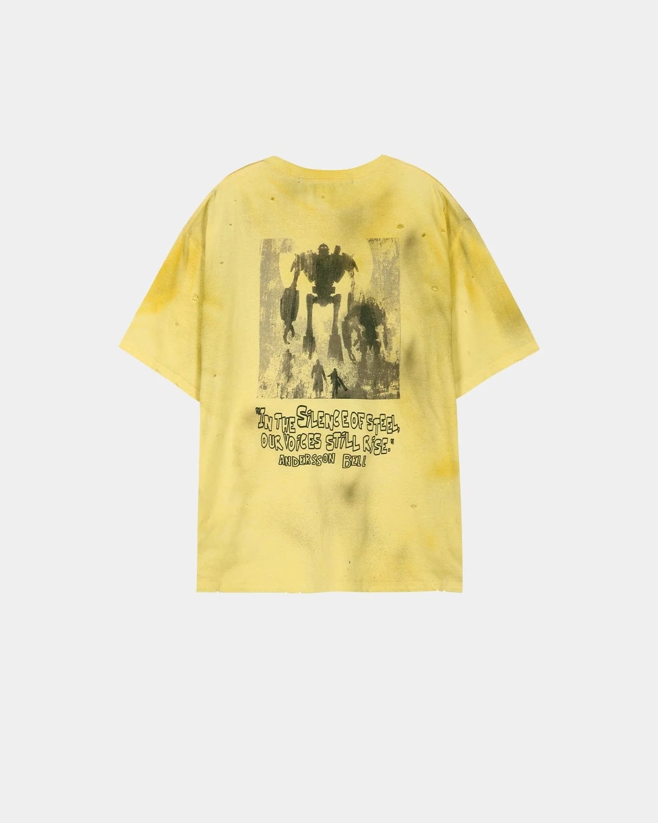 T-shirt Alien Machinery Yellow