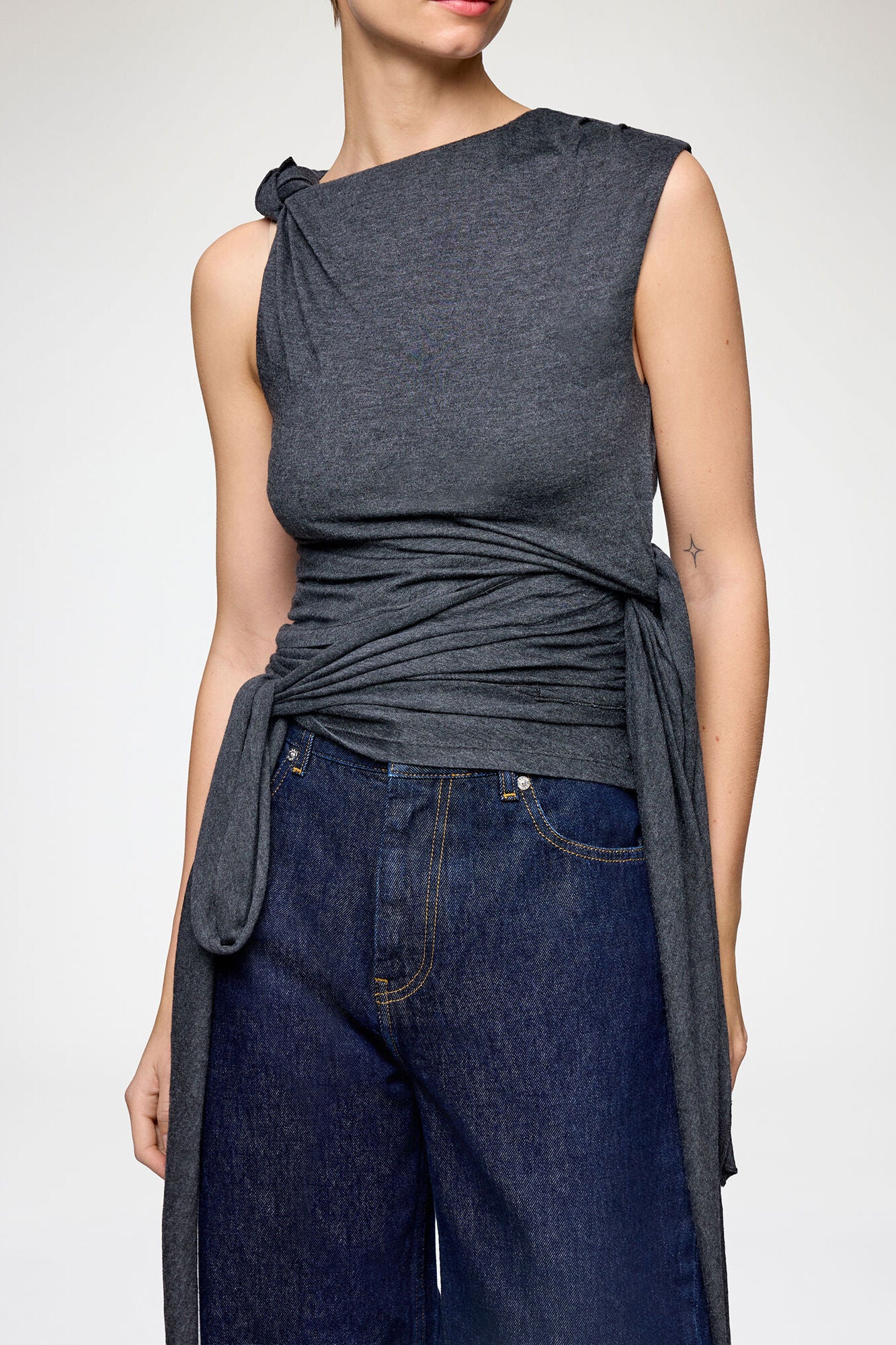 Top Modal Jersey Grey