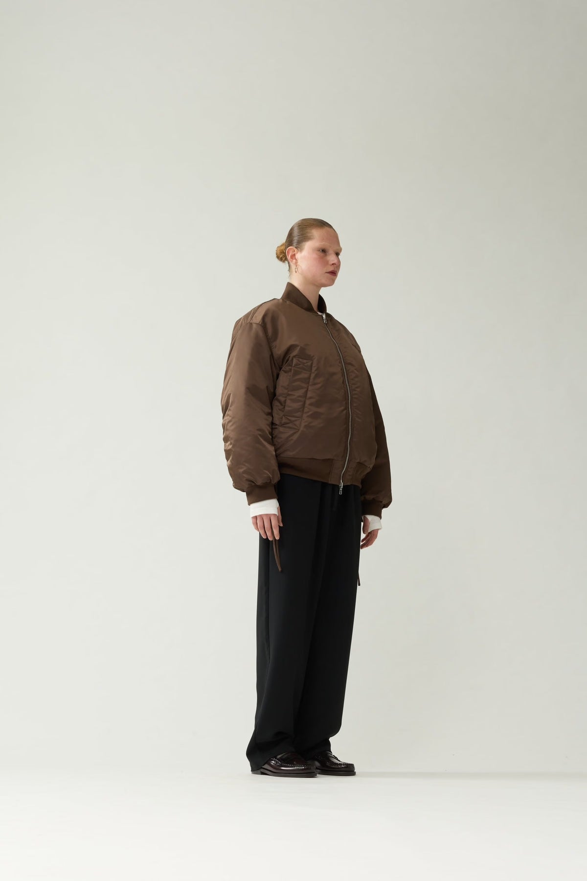 Jacket Bomber Reversible Brown&Blue