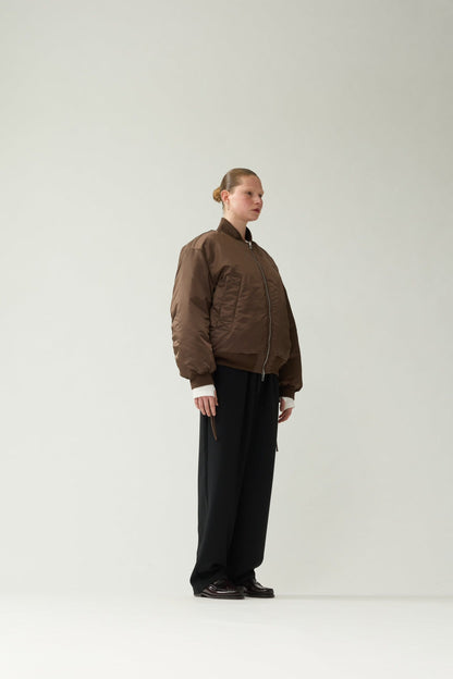 Jacket Bomber Reversible Brown&Blue