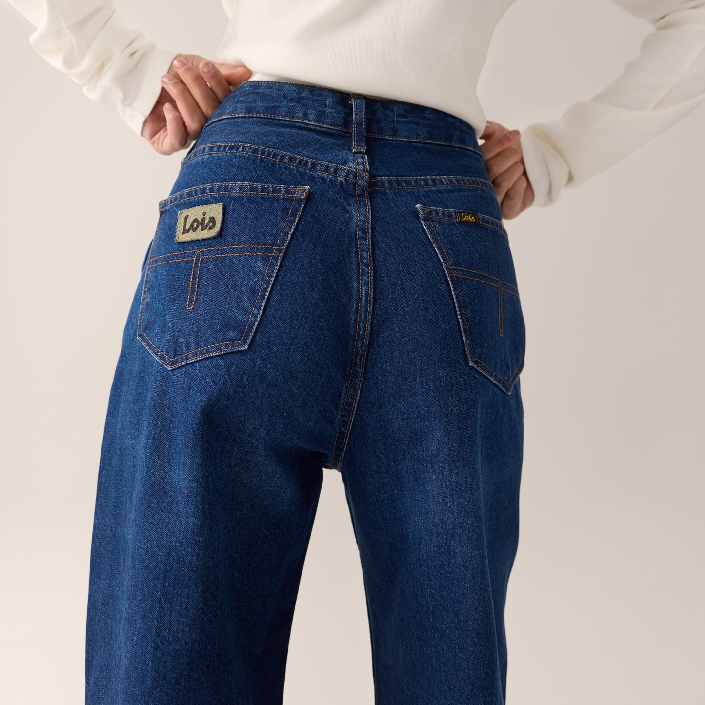 Jeans Skater Flare Faint Stone
