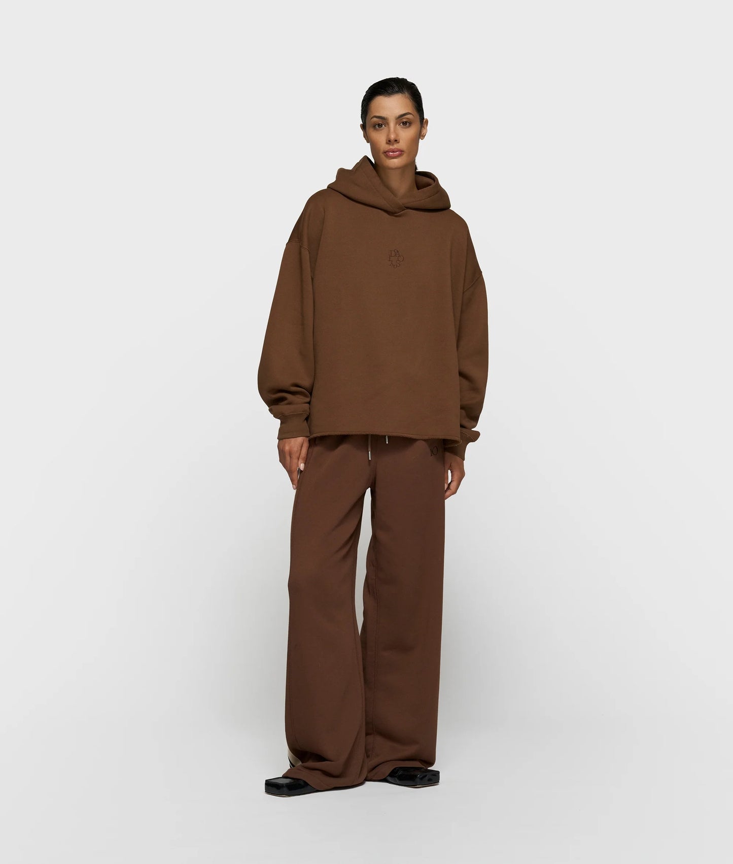 Hoodie Statement Truffle Brown