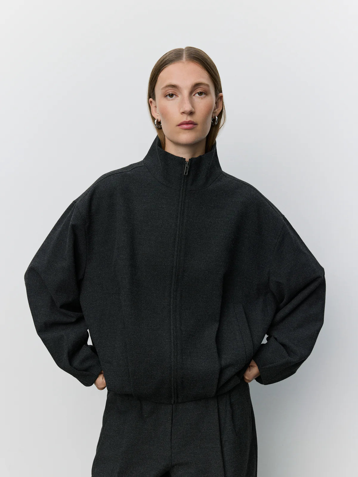 Bomber Becky Grey