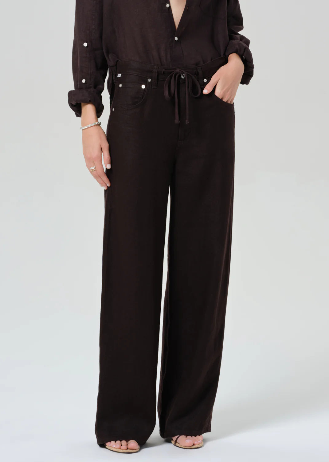 Pants Brynn Linen Chocolate