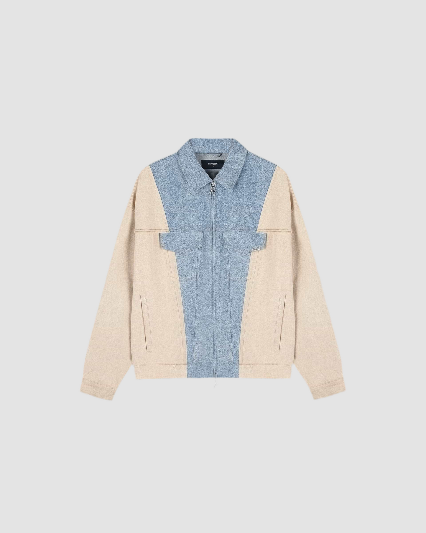 Jacket R4 Colour Block Blue