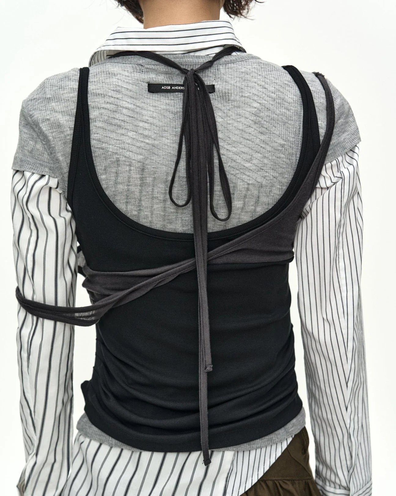 T-shirt Upside-Down Grey & Black