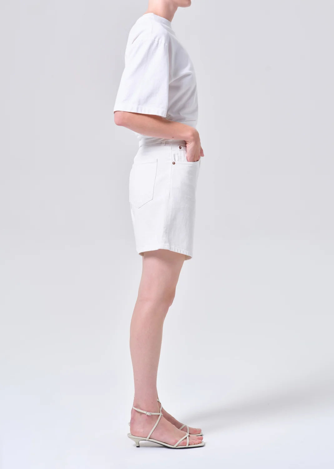 Shorts Dame Eggshell White