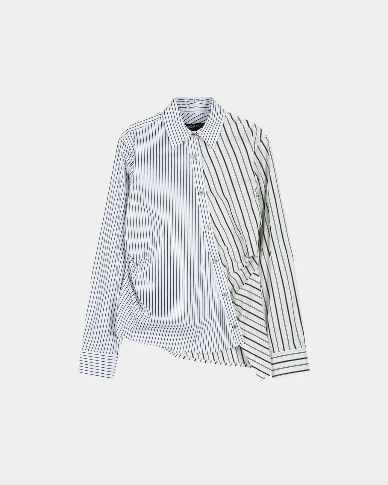 Shirt Noa Twist Striped White