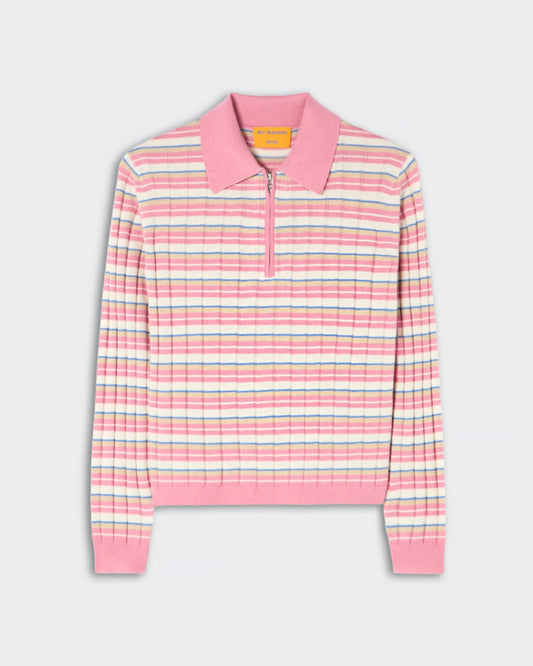 Sweater Polo Sprinkle Pink
