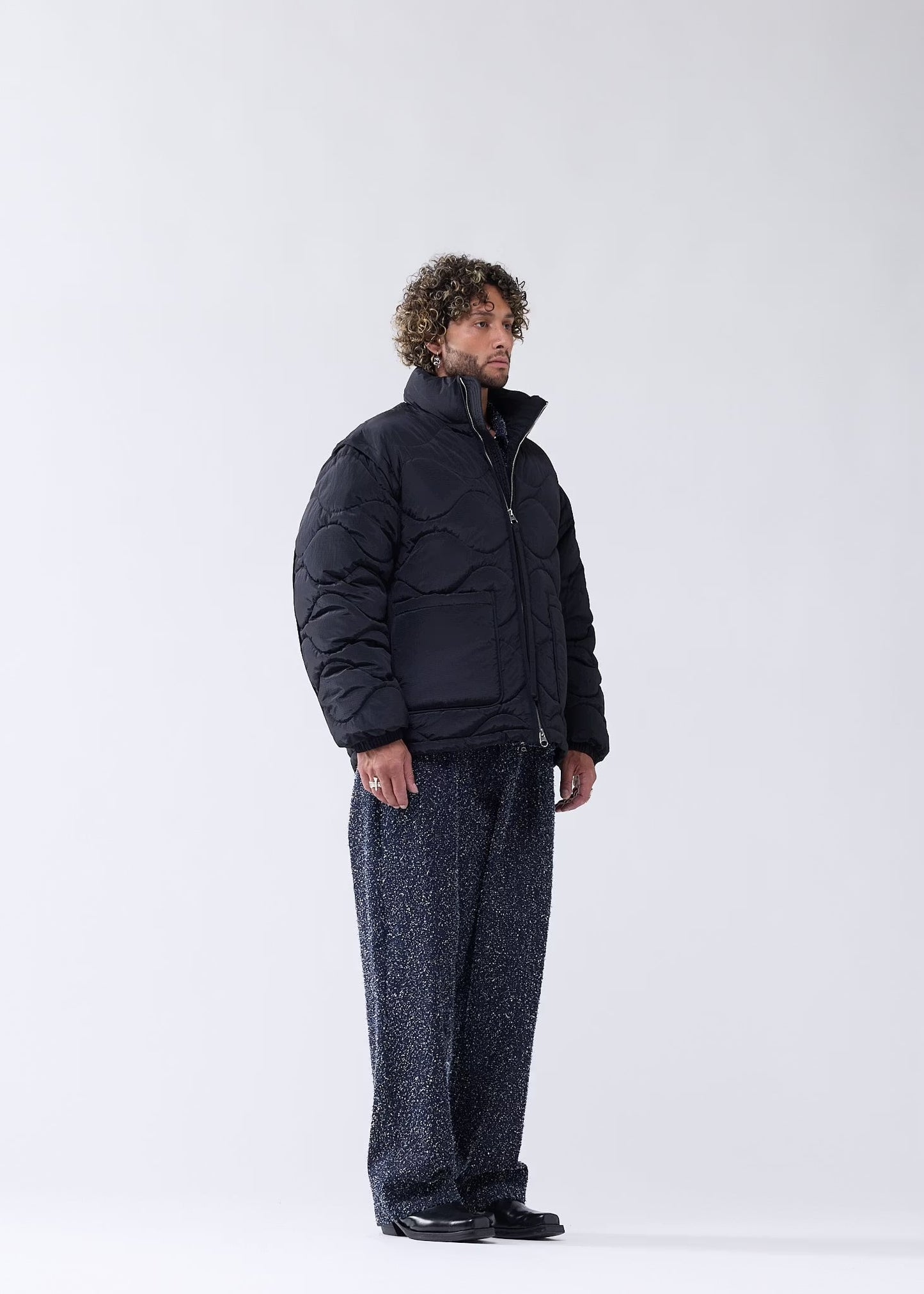 Jacket Detachable Black