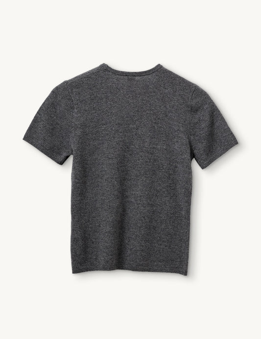 T-shirt Como Knit Grey Melange
