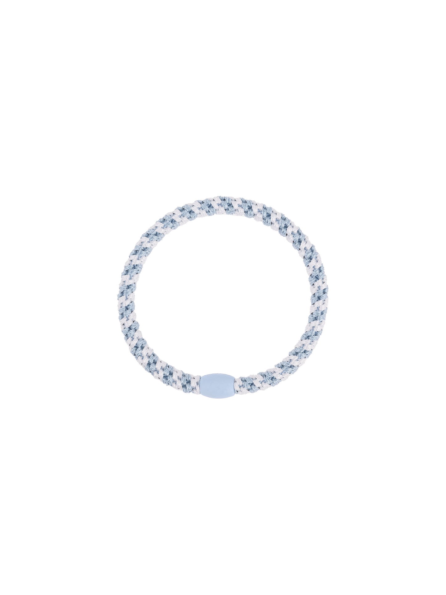 Hair Tie Slim Sea Blue & White