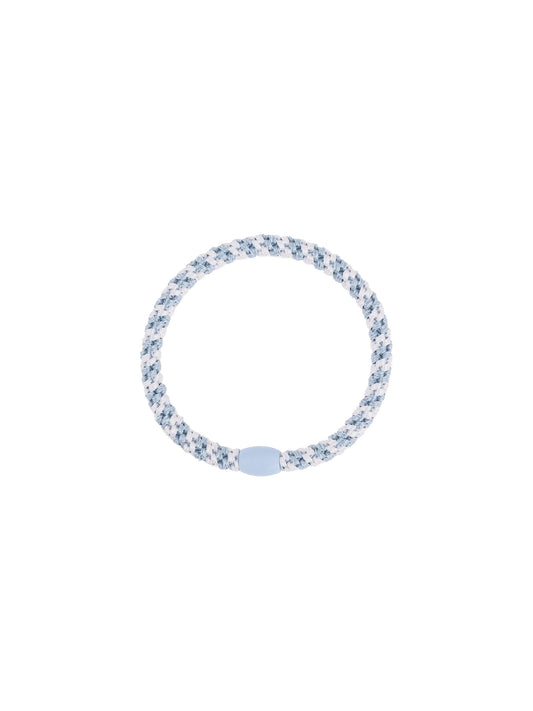 Hair Tie Slim Sea Blue & White