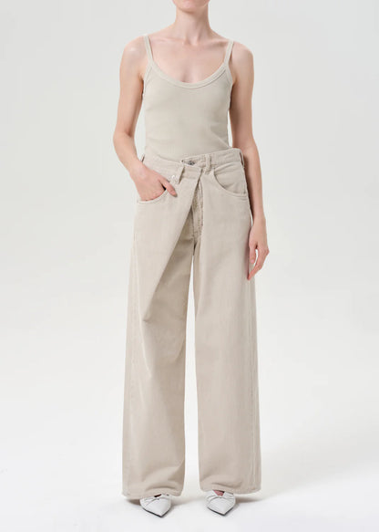 Jeans Vana Fold Corduroy Rice
