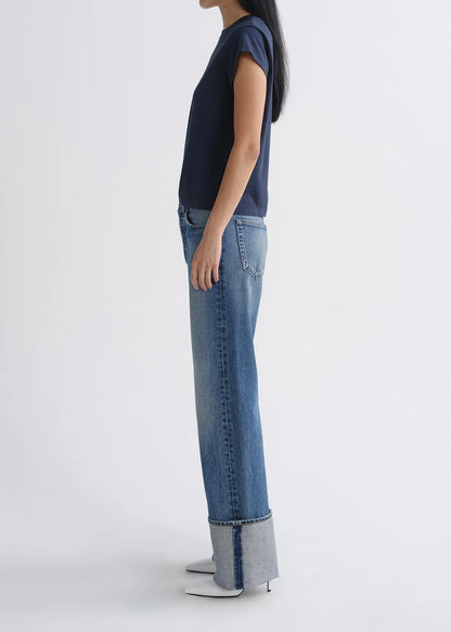 Jeans Big Cuff Blue