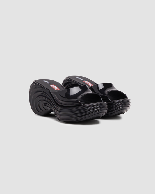 Sandals Quantum Platform Transparent Black