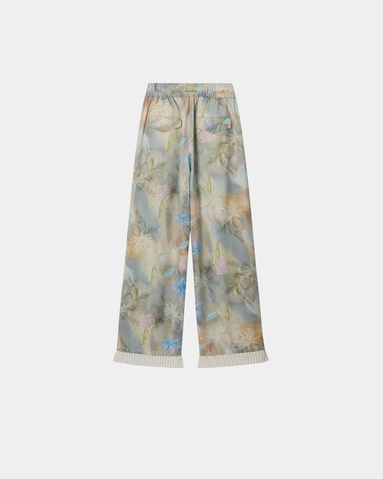 Pants Fish & Butterfly Satin Multi