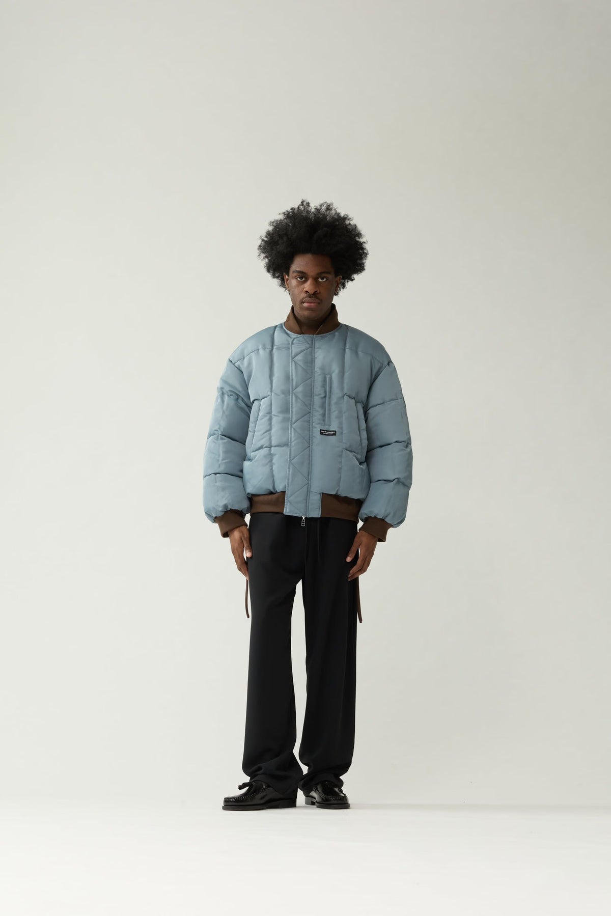 Jacket Bomber Reversible Brown&Blue