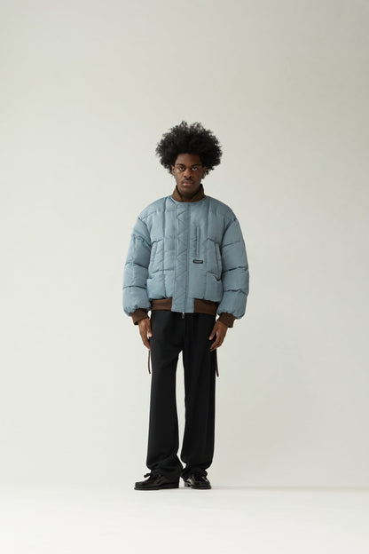 Jacket Bomber Reversible Brown&Blue