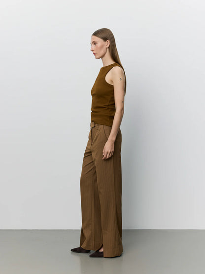 Pants Amila Pinstripe Brown