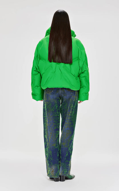 Jacket Down Short Green