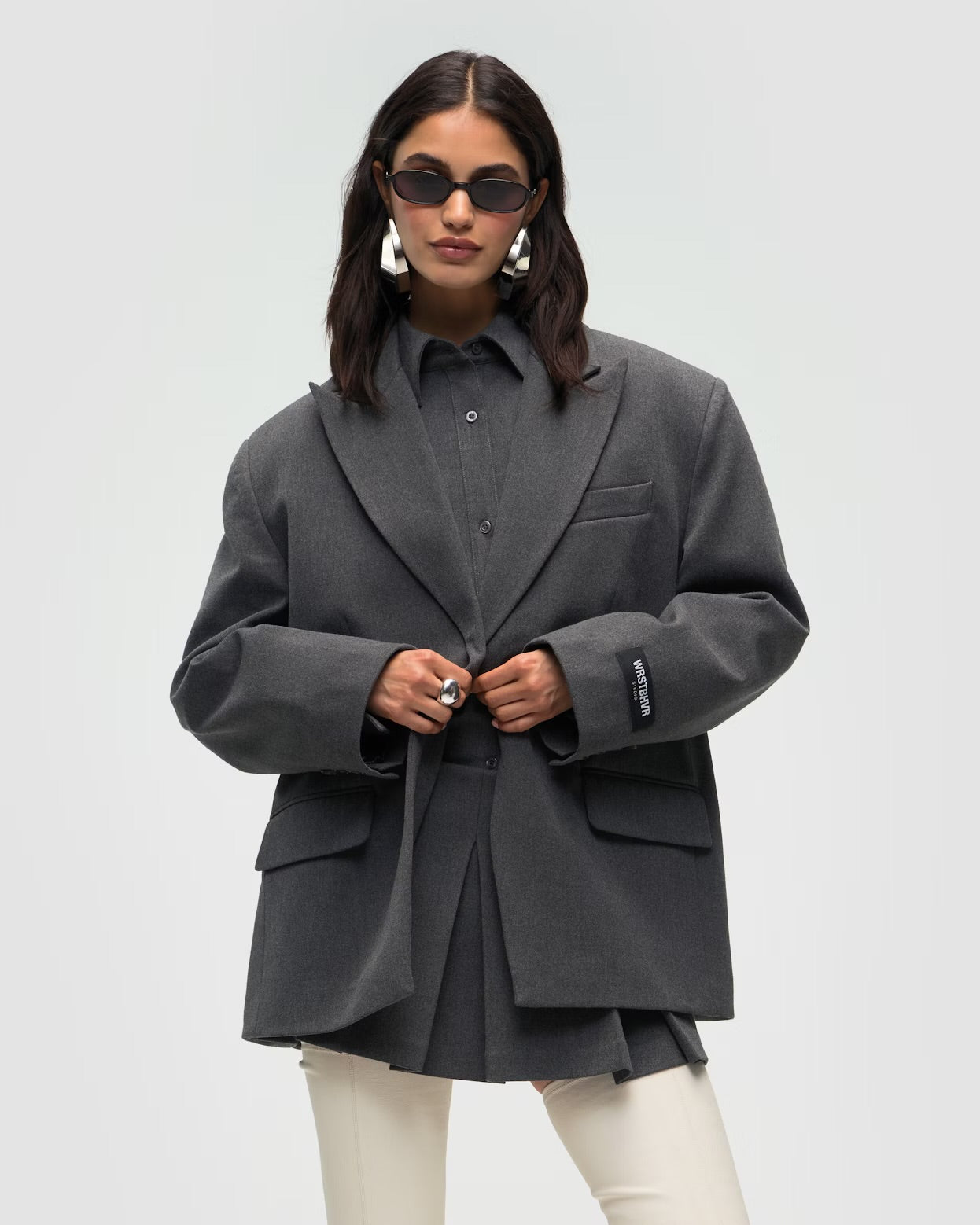 Blazer Madden V2 Gray Melange