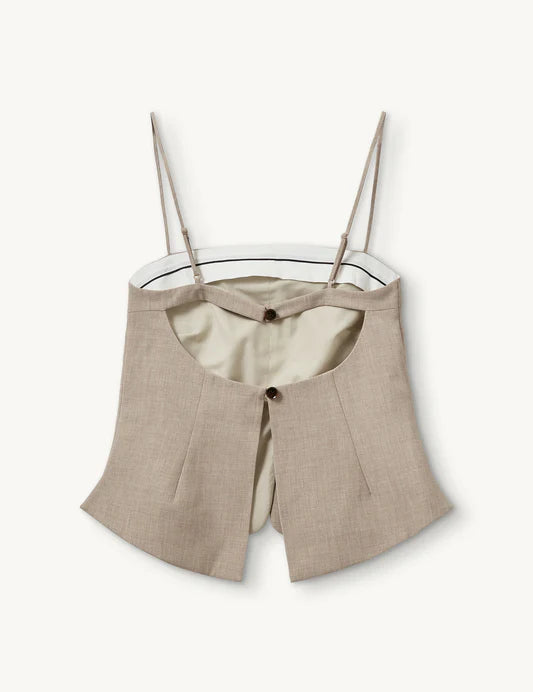 Top Pisano Melange Beige
