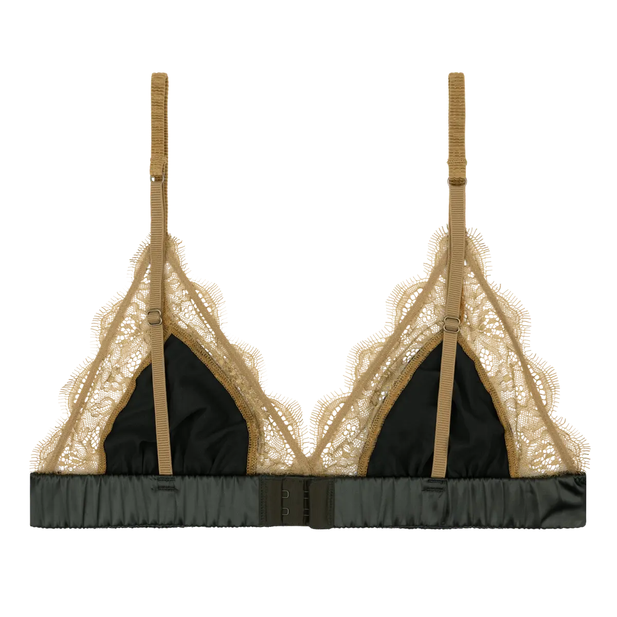 Bralette Love Lace Dark Green