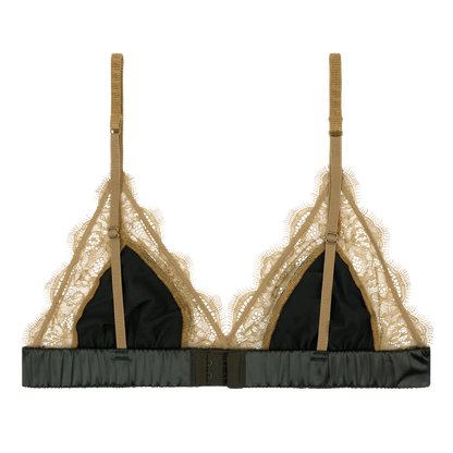 Bralette Love Lace Dark Green