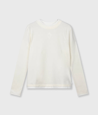 T-shirt Double Longsleeve Pearl Cream