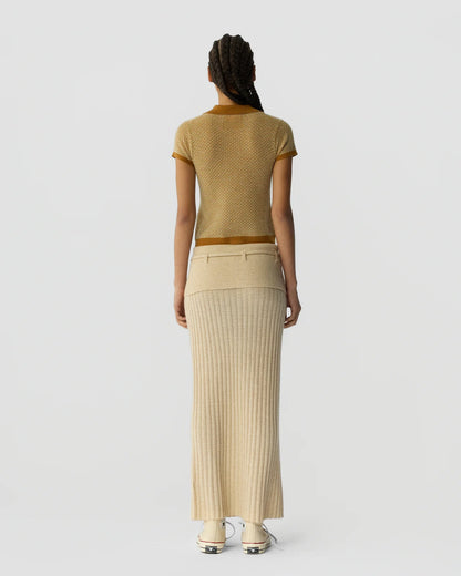 Skirt Lia Long Beige