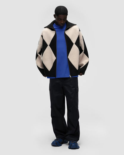 Jacket Yaman Knit Black/Gray