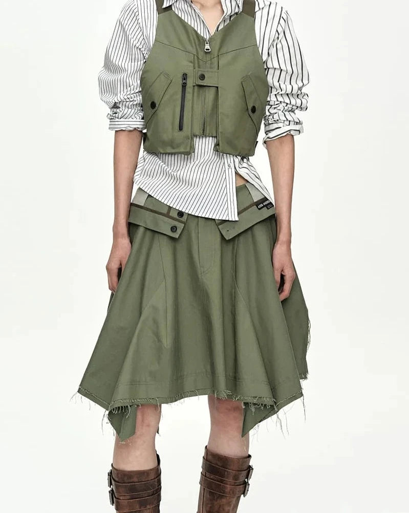 Skirt Upside-Down Khaki