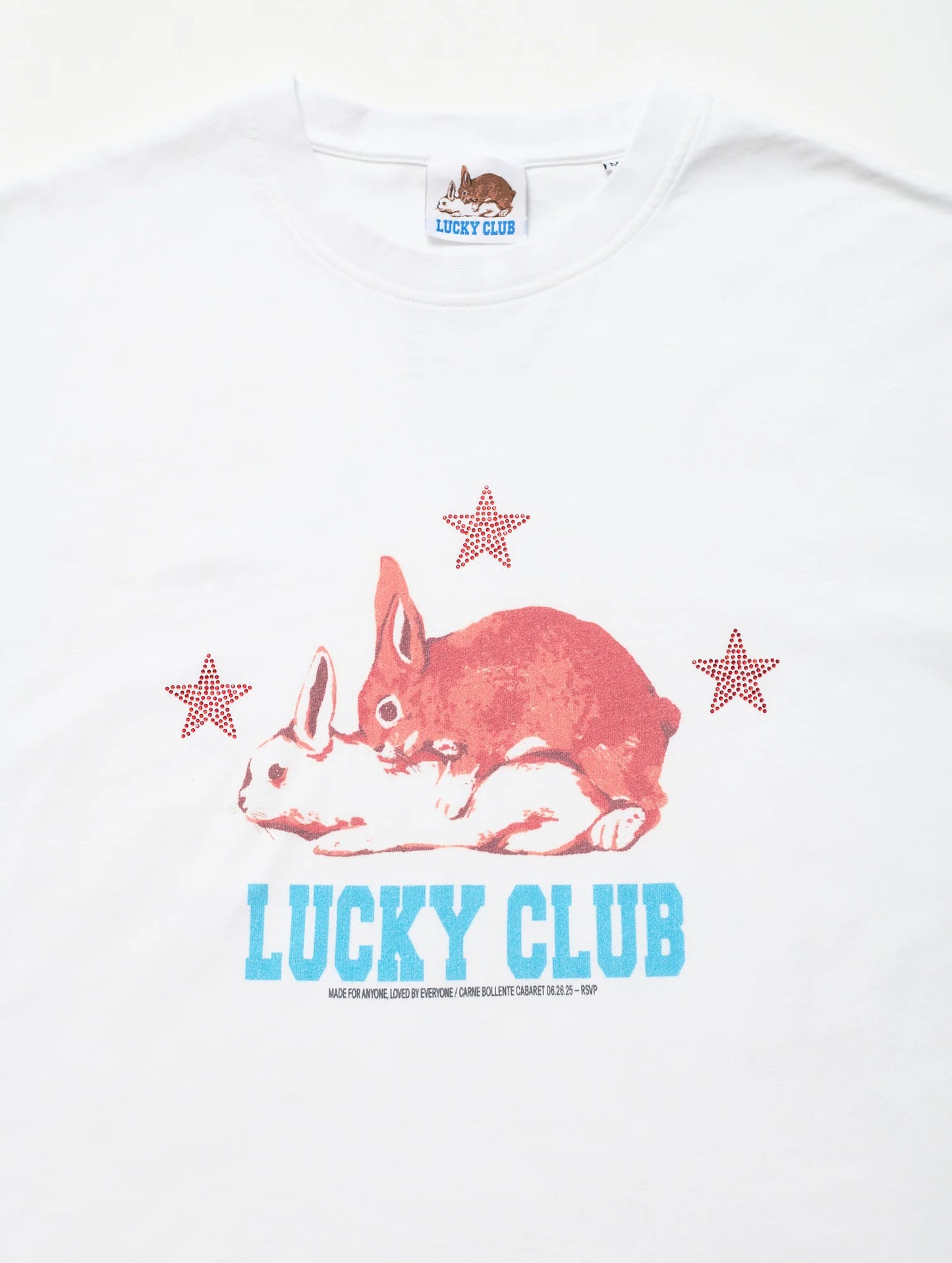 T-shirt Lucky Club White
