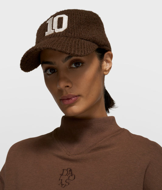Cap Knit Baseball Truffle Brown